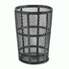 Rubbermaid&reg; Commercial Steel Street Basket Waste Receptacle