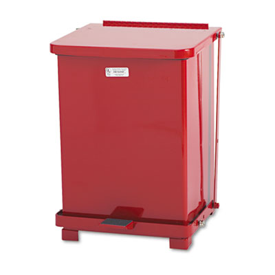 Rubbermaid&reg; Commercial Defenders&reg; Heavy-Duty Steel Step Can