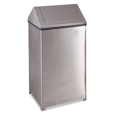 Rubbermaid&reg; Commercial Fire-Safe Steel Swing Top Receptacle