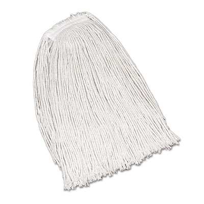 Rubbermaid&reg; Commercial Non-Launderable Economy Cut-End Cotton Wet Mop Heads
