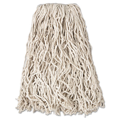 Rubbermaid&reg; Commercial Non-Launderable Economy Cut-End Cotton Wet Mop Heads
