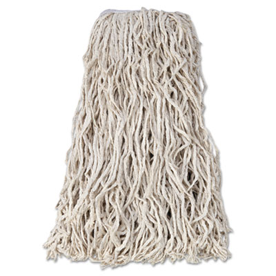 Rubbermaid&reg; Commercial Non-Launderable Economy Cut-End Cotton Wet Mop Heads