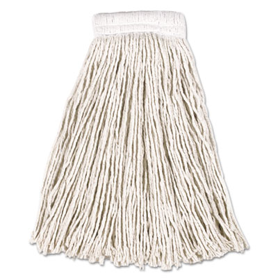 Rubbermaid&reg; Commercial Non-Launderable Economy Cut-End Cotton Wet Mop Heads