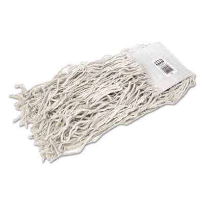 Rubbermaid&reg; Commercial Non-Launderable Economy Cut-End Cotton Wet Mop Heads