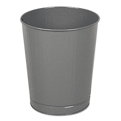 Rubbermaid&reg; Commercial Fire-Safe Steel Round Wastebaskets