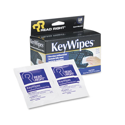 Read Right&reg; KeyWipes