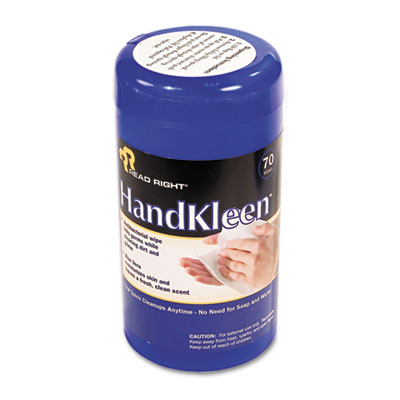 Read Right&reg; HandKleen Premoistened Wipes