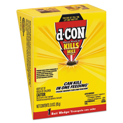 d-CON&reg; Mouse-Prufe&reg; II Bait Wedges