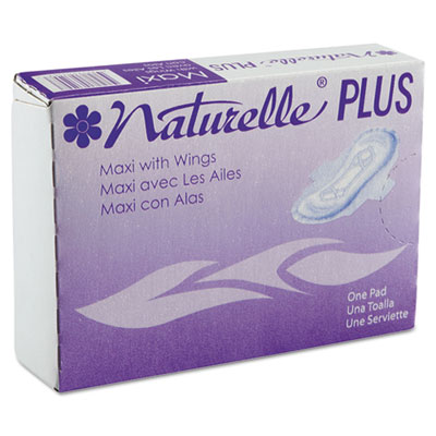 Naturelle&reg; Plus Maxi Pads with Wings