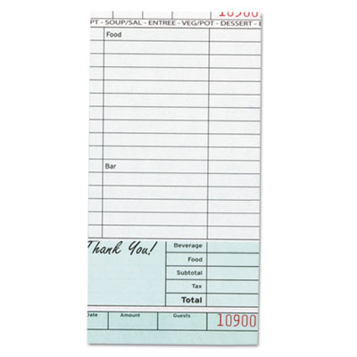 Royal Guest Check Book