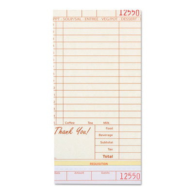 Royal Guest Check Book