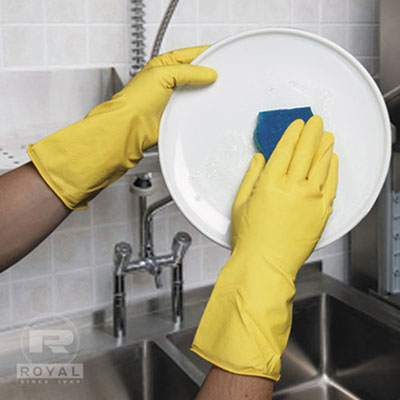 Royal Flocked-Lined Gloves