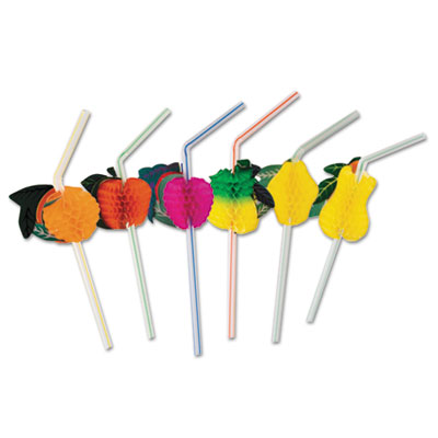 Royal Fruit-Ring Drinking Straws