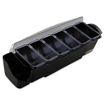San Jamar&reg; The Dome&reg; Bar Garnish & Straw/Stick Dispenser