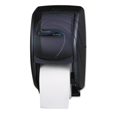 San Jamar&reg; Duett Toilet Tissue Dispenser