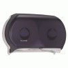 San Jamar&reg; Twin Roll Jumbo Vision Bath Tissue Dispenser
