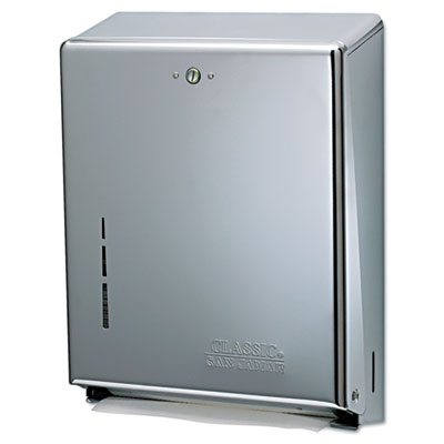 San Jamar&reg; C-Fold/Multifold Towel Dispenser