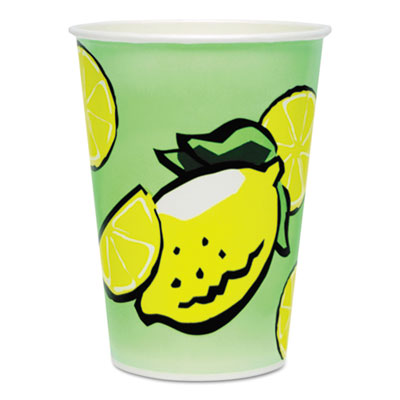 SOLO&reg; Cup Company Double Poly Paper Lemonade Cups