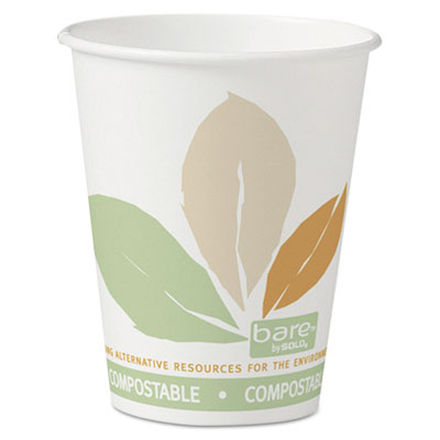 SOLO&reg; Cup Company Bare&reg; Eco-Forward&reg; PLA Paper Hot Cups