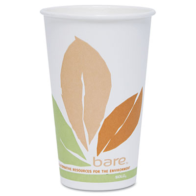 SOLO&reg; Cup Company Bare&reg; Eco-Forward&reg; PLA Paper Hot Cups