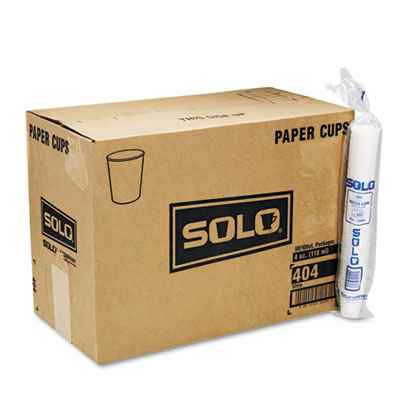 SOLO&reg; Cup Company White Paper Water Cups