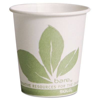 SOLO&reg; Cup Company Bare Eco-Forward Paper Water Cups