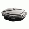 SOLO&reg; Cup Company OctaView&reg; Hinged-Lid Hot Food Containers