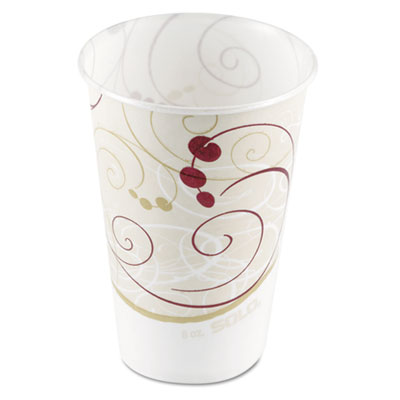 SOLO&reg; Cup Company Symphony Design Wax-Coated Paper Cold Cup