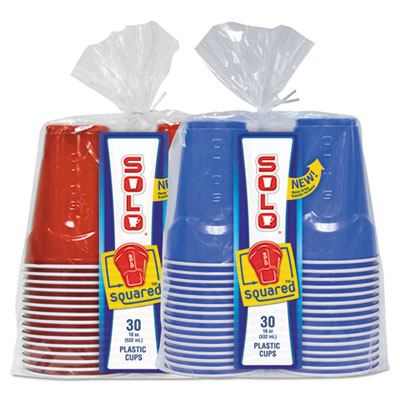 SOLO&reg; Cup Company SOLO Squared&reg; Plastic Party Cups