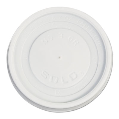SOLO&reg; Cup Company Polystyrene Plastic Vented Hot Cup Lids