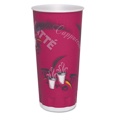 SOLO&reg; Cup Company Trophy&reg; Plus Dual Temperature Insulated Cups in Bistro&reg; Design