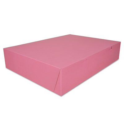 SCT&reg; Pink Non-Window Bakery Box