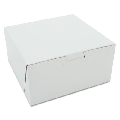 SCT&reg; White Non-Window Bakery Box