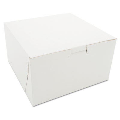 SCT&reg; White Non-Window Bakery Box