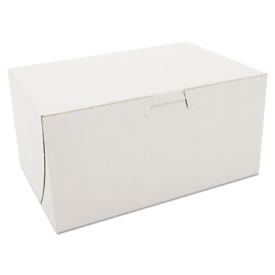 SCT&reg; White Non-Window Bakery Box