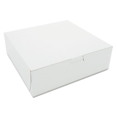 SCT&reg; White Non-Window Bakery Box