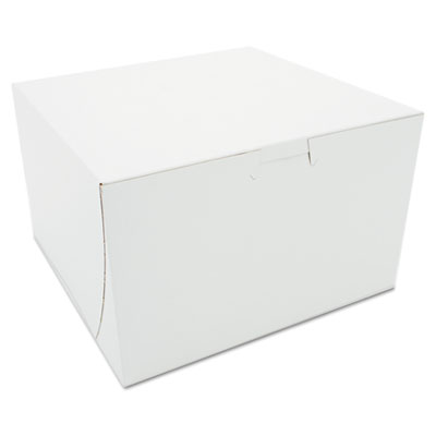 SCT&reg; White Non-Window Bakery Box