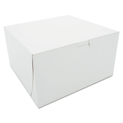 SCT&reg; White Non-Window Bakery Box