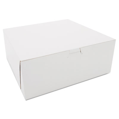 SCT&reg; White Non-Window Bakery Box