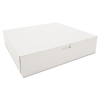 SCT&reg; White Non-Window Bakery Box