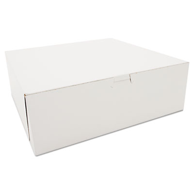 SCT&reg; White Non-Window Bakery Box