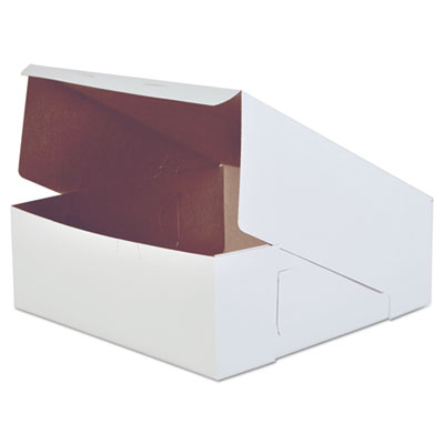 SCT&reg; White Non-Window Bakery Box