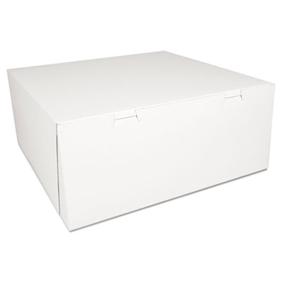 SCT&reg; White Non-Window Bakery Box