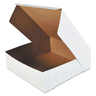 SCT&reg; White Non-Window Bakery Box