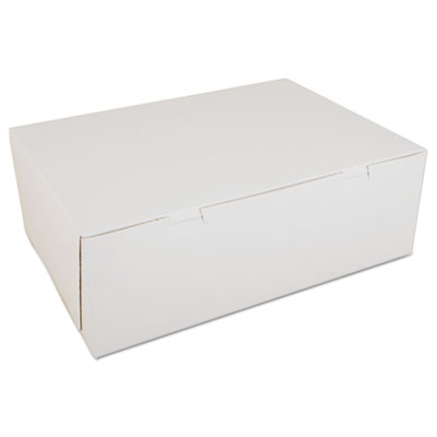 SCT&reg; White Non-Window Bakery Box