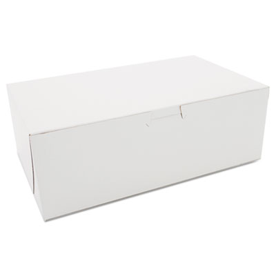 SCT&reg; White Non-Window Bakery Box