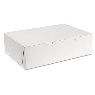 SCT&reg; White Non-Window Bakery Box