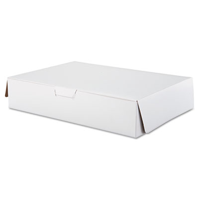 SCT&reg; White Non-Window Bakery Box