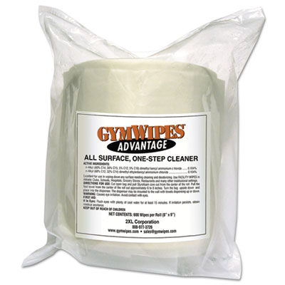 2XL Antibacterial Gym Wipes, Refill