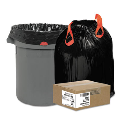 Draw 'n Tie&reg; Heavy-Duty Trash Bags